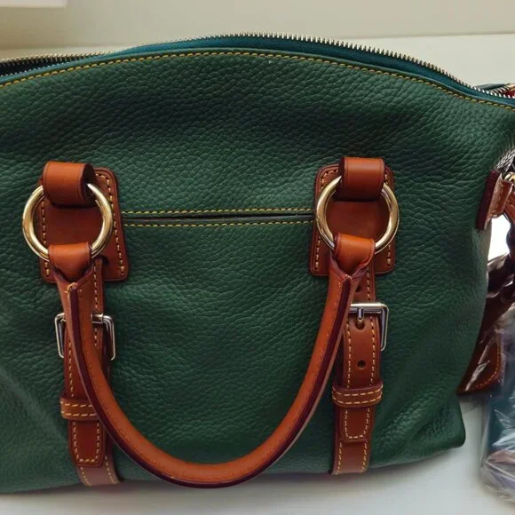 Dooney & Bourke Pebble Leather Domed Satchel - Picture 8 of 15